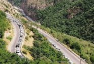 هجوم مسافران به مازندران/ ترافیک شدید در جاده کندوان