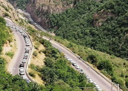 هجوم مسافران به مازندران/ ترافیک شدید در جاده کندوان